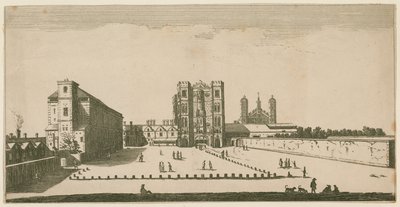 Whitehall im 17. Jahrhundert von English School