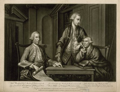 William Beckford, James Townsend und John Sawbridge von English School