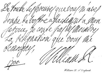 Wilhelm III. von England von English School