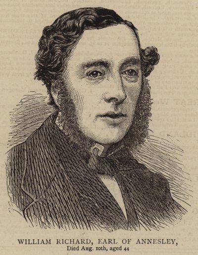 William Richard, Earl of Annesley (Stich) von English School