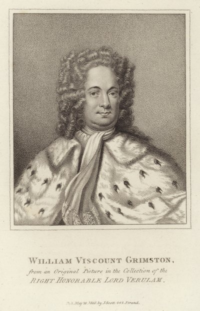 William Viscount Grimston von English School
