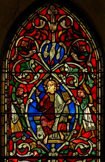 Fenster Ew mit Christus auf dem Jessebaum von English School