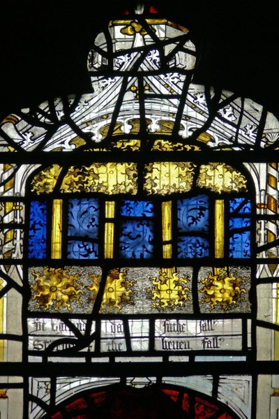 Die letzten fünfzehn Tage der Welt (das Pryke of Conscience Fenster): Die Sterne fallen von English School