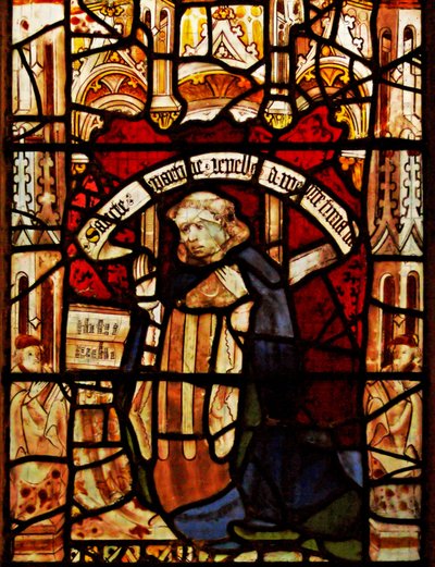 Fenster NW mit einem Stifter - Robert Semer von English School