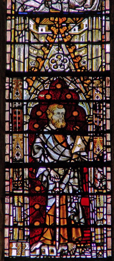 Fenster c6-7, Darstellung eines Heiligen von English School