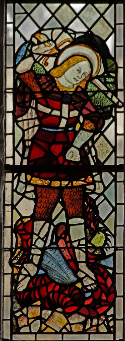 Fenster N3 mit St. Michael von English School