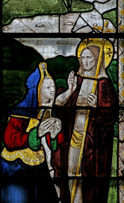 Fenster s3 mit Darstellung einer Auferstehungsszene: Noli Me Tangere von English School