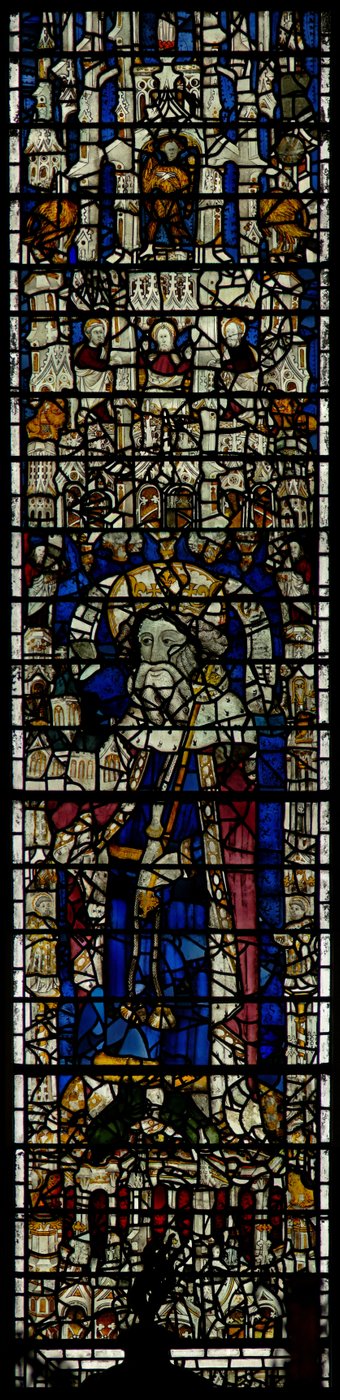 Fenster w12 mit König Edwin von English School