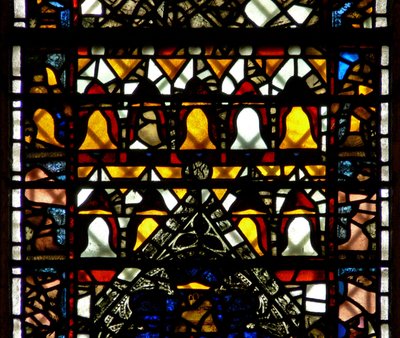 Fenster w41, Darstellung von Glocken von English School