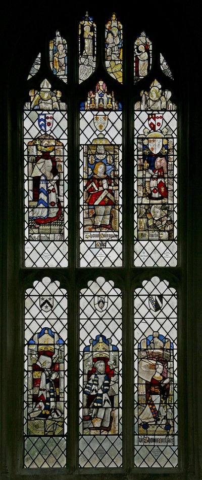 Fenster w7, Darstellung des zweiten Fensters vom östlichen Ende des nördlichen Seitenschiffs von English School