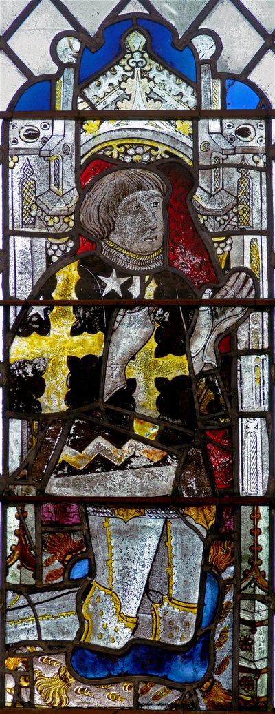 Fenster w8, Darstellung eines Stifters - Thomas Peyton von English School