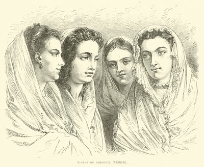 Frauen von Chioggia, Venedig von English School
