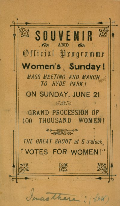 Frauen-Sonntag von English School