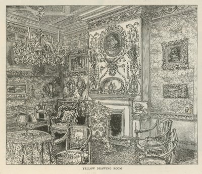Gelbes Wohnzimmer, Holland House von English School