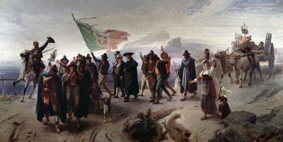 Risorgimento: „Annexion der Region Abruzzen an das vereinigte Italien im Jahr 1861“ von Enrico Gamba