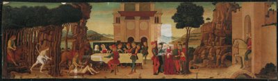 Die Geschichte von Nastagio degli Onesti von Ercole de (circle of) Roberti
