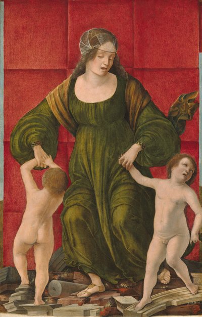 Die Frau von Hasdrubal und ihre Kinder, ca. 1490-1493 von Ercole de