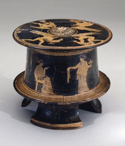 Rotfigurige Pyxis, Attisch von Eretria Painter Eretria Painter