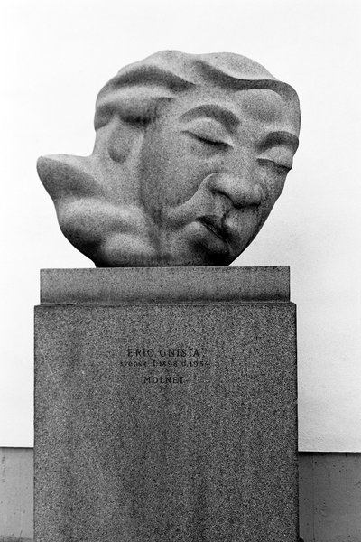 Skulptur von Eric Gnista "Molnet", Schloss Gripsholm, nahe Stockholm, Schweden von Eric Gnista