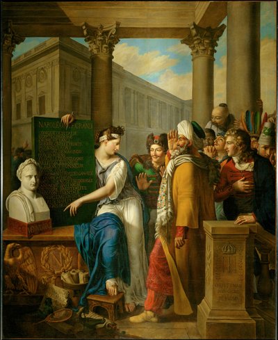 Allegorie auf den Ruhm Napoleons I. Die Muse Clio zeigt von Erich Lessing
