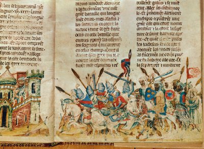 Reiter unter dem Kommando des byzantinischen Kaisers Heraklius, ca. 1350 von Erich Lessing