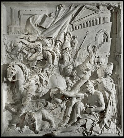 Treffen zwischen Alexander dem Großen und Diogenes von Erich Lessing