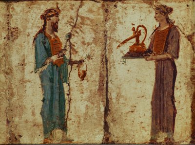 Priester und Priesterin der Isis von Erich Lessing