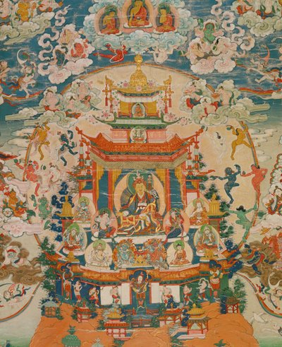 Thangka Zangdog Pelri - Guru Rinpoche auf dem Kupferberg von Erich Lessing