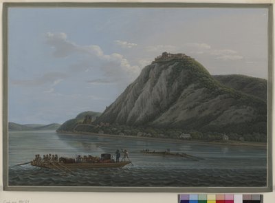 Ansicht der Ruinen der Burg in Visegrád, Ungarn, Pest von Erich Lessing