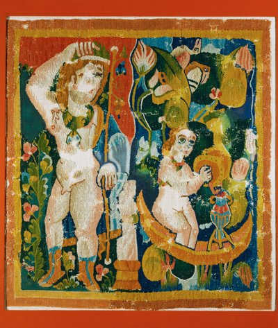 Wollener Wandteppich mit dem Gott Dionysos von Erich Lessing