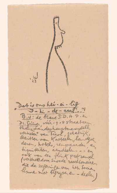 Karikaturfigur von Erich Wichmann