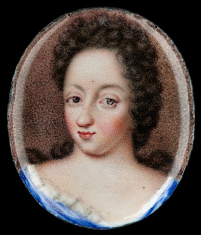 Miniatur von Königin Ulrika Eleonora der Älteren von Schweden von Erik Utterhielm