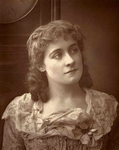 Kate Rorke, britische Schauspielerin, in Sophia, 1887 von Ernest Barraud