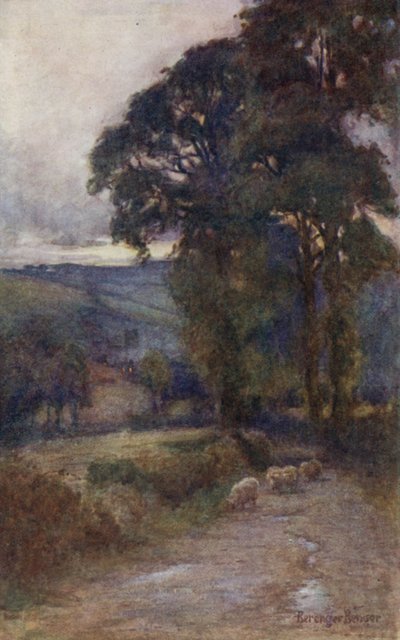 Die beschattete Straße von Ernest Benger or Berenger
