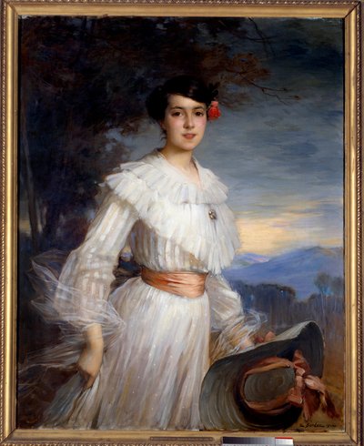 Porträt von Madeleine Reclus von Ernest Bordes