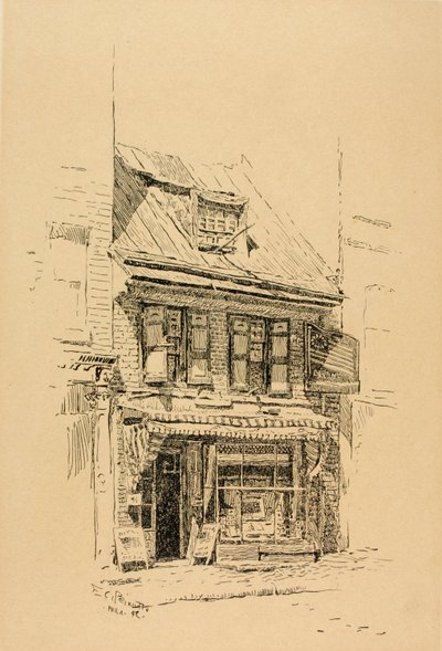 Haus, in dem die erste amerikanische Flagge hergestellt wurde von Ernest C. Peixotto