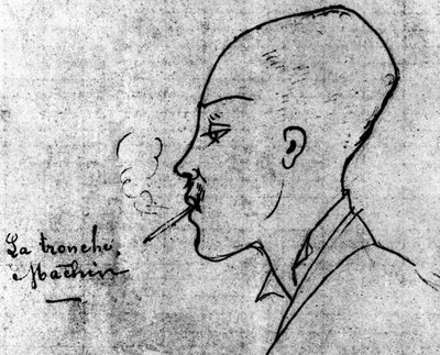 Das Gesicht hat etwas, Porträt von Arthur Rimbaud von Ernest Delahaye aus dem Jahr 1875. von Ernest Delahaye