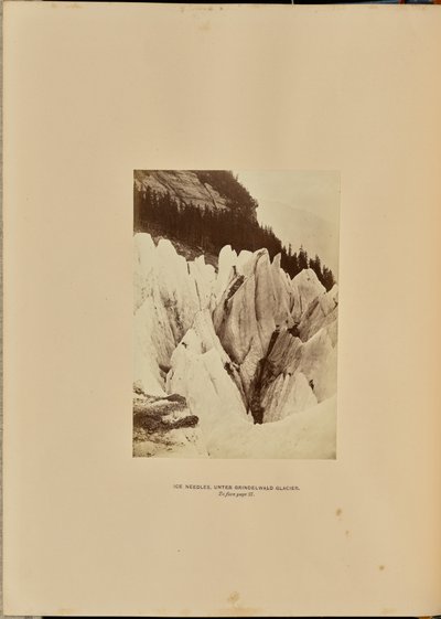 Eisnadeln - Unter Grindelwald-Gletscher von Ernest H. Edwards