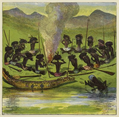 Ashanti-Dinnerparty von Ernest Henry Griset