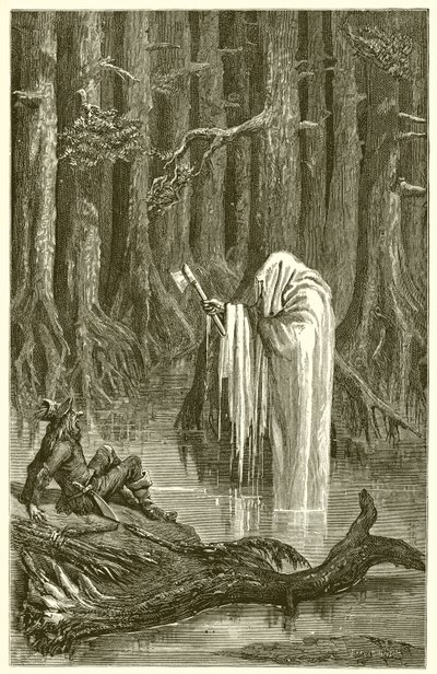 Merkur und der Holzfäller von Ernest Henry Griset