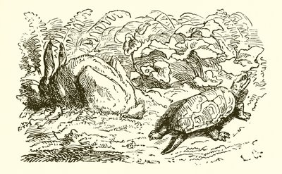 Der Hase und die Schildkröte von Ernest Henry Griset