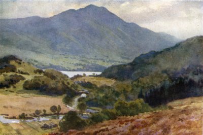 Ben Venue und Loch Achray, Trossachs von Ernest William Haslehust
