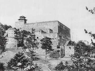 Jehol, Potala, Chihli, Hauptgebäude in Potala, Ansicht von Südwesten von Ernst Boerschmann