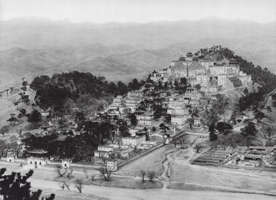 Jehol, Potala, Chihli, Das Lama-Kloster Potala in Jehol, Blick von Südosten von Ernst Boerschmann