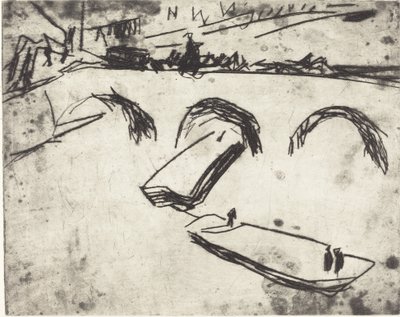 Brücke am Kronprinzenufer, 1909 von Ernst Ludwig Kirchner