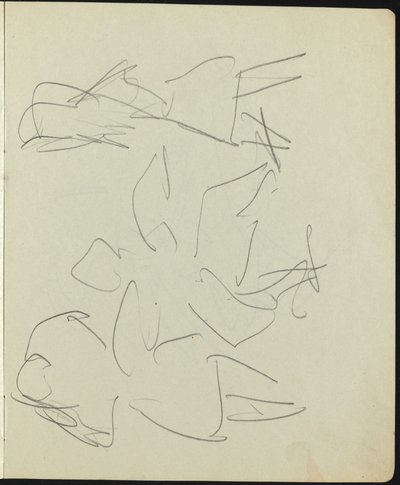 Tänzer und Darsteller Seite aus einem Skizzenbuch, ca. 1911 von Ernst Ludwig Kirchner