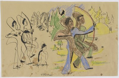 Bogenschützen von Ernst Ludwig Kirchner
