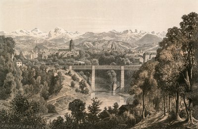 Bern und die Berner Alpen, von der Enge von Ernst Ludwig Kirchner
