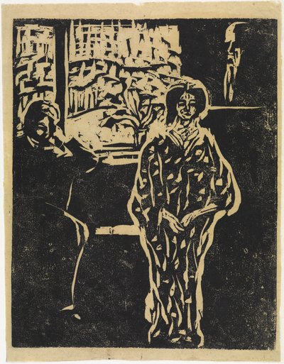Besuchsszene von Ernst Ludwig Kirchner