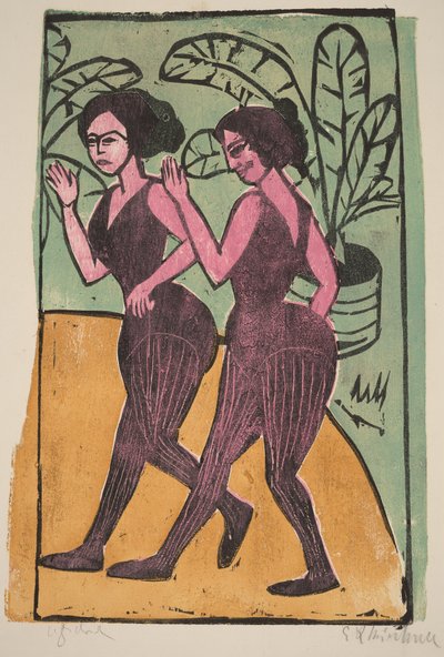 Englische Stepptänzer von Ernst Ludwig Kirchner